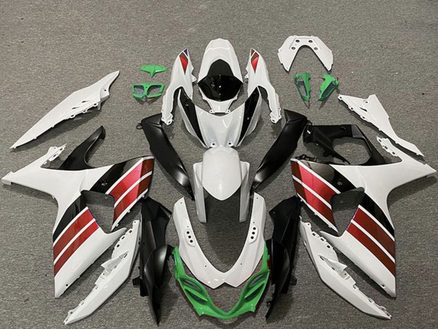 2009-2016 Suzuki GSXR 1000 Motorcycle Fairings - White Red Green Black Australia