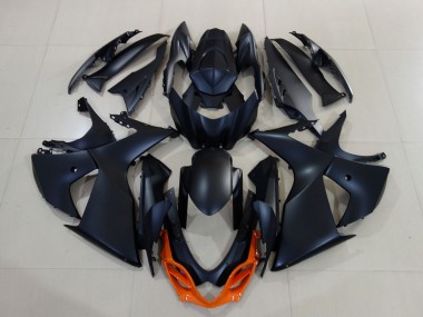 Affordable 2009-2016 Suzuki GSXR 1000 Motorcycle Fairings - Matte Black Orange Australia
