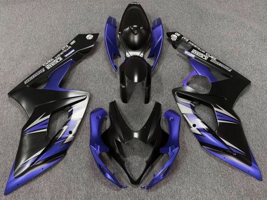 Affordable 2005-2006 Suzuki GSXR 1000 Motorcycle Fairings - Matte Black Blue Australia