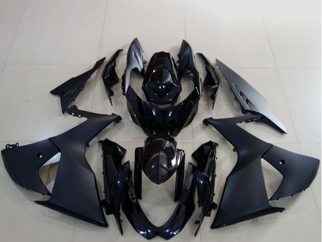 2009-2016 Suzuki GSXR 1000 Motorcycle Fairings - Matte Black Glossy Black Australia