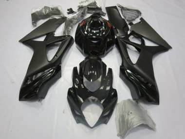 Affordable 2007-2008 Suzuki GSXR 1000 Motorcycle Fairings - Glossy Black Matte Black Australia