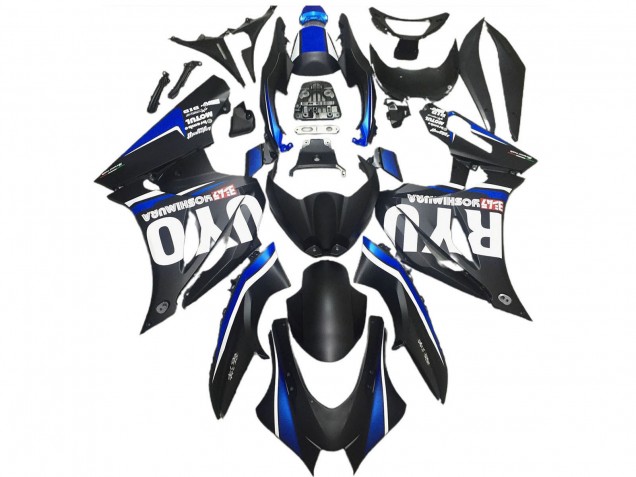 2017-2024 Suzuki GSXR 1000 Motorcycle Fairings - Matte Black Blue Australia