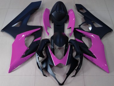 Affordable 2005-2006 Suzuki GSXR 1000 Motorcycle Fairings - Matte Black Pink Australia