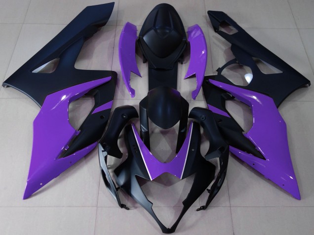 2005-2006 Suzuki GSXR 1000 Motorcycle Fairings - Matte Black Purple Australia