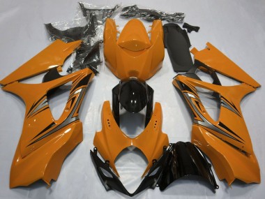 Affordable 2007-2008 Suzuki GSXR 1000 Motorcycle Fairings - Orange Glossy Black OEM Style Australia