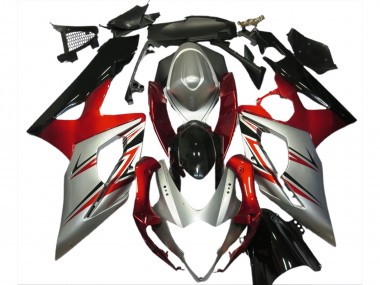 Affordable 2005-2006 Suzuki GSXR 1000 Motorcycle Fairings - Red Silver Black Australia