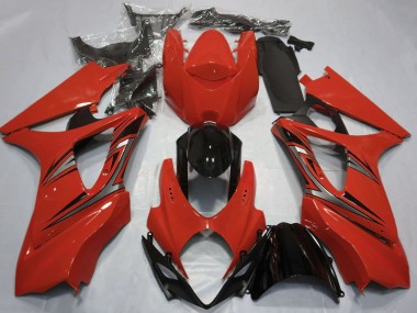 Affordable 2007-2008 Suzuki GSXR 1000 Motorcycle Fairings - Red Glossy Black OEM Style Australia