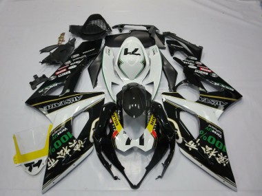 Affordable 2005-2006 Suzuki GSXR 1000 Motorcycle Fairings - White Black Yellow Red GREEN RockStar Australia