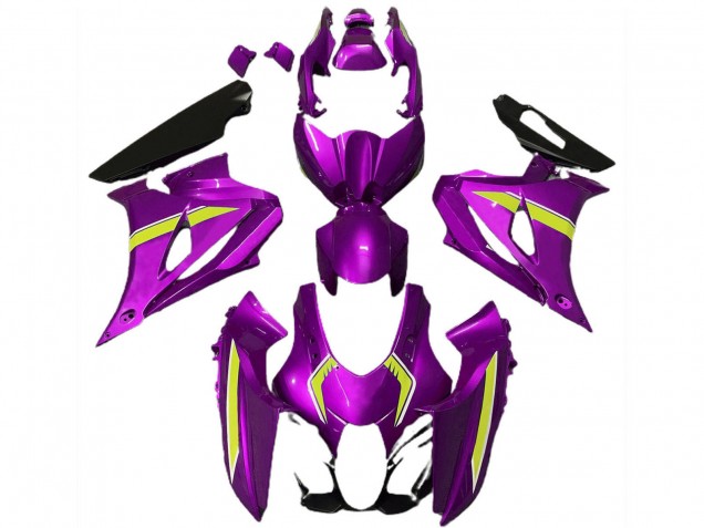 2017-2024 Suzuki GSXR 1000 Motorcycle Fairings - Pink Yellow Style Australia