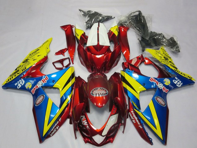 2009-2016 Suzuki GSXR 1000 Motorcycle Fairings - Yellow Red Blue Australia