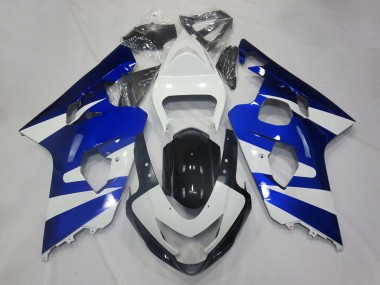 Affordable 2004-2005 Suzuki GSXR 600 / GSXR 750 Motorcycle Fairings - White Blue Black OEM Style Australia