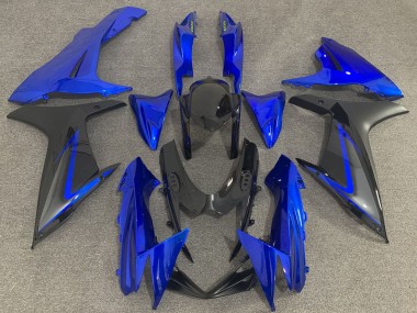 Affordable 2011-2024 Suzuki GSXR 600 / GSXR 750 Motorcycle Fairings - Blue Black Grey Australia