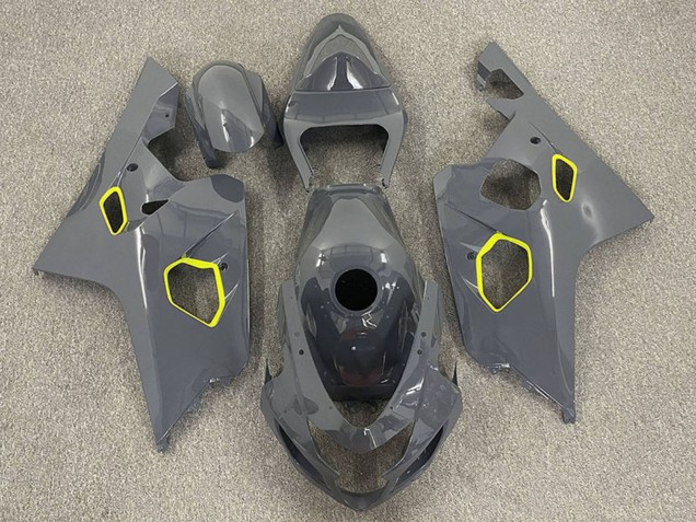 2004-2005 Suzuki GSXR 600 / GSXR 750 Motorcycle Fairings - Nardo Grey Neon Yellow Australia