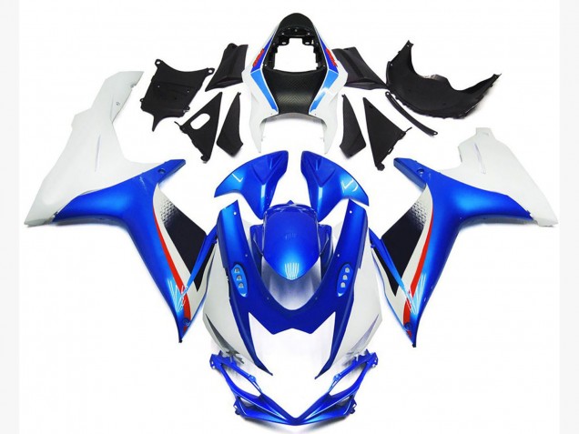 2011-2024 Suzuki GSXR 600 / GSXR 750 Motorcycle Fairings - White Blue Red Australia