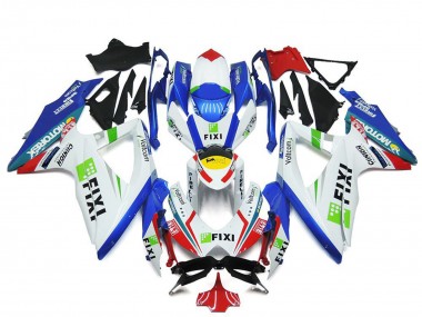 Affordable 2008-2010 Suzuki GSXR 600 / GSXR 750 Motorcycle Fairings - White Blue Green Yellow Red Fixi Australia
