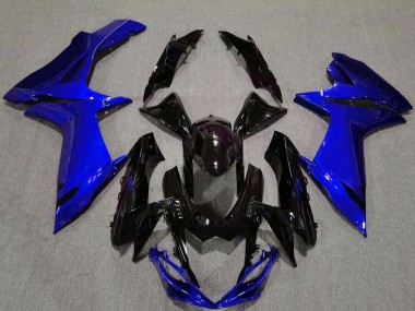 Affordable 2011-2024 Suzuki GSXR 600 / GSXR 750 Motorcycle Fairing - Blue Glossy Black Australia
