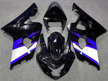 Affordable 2004-2005 Suzuki GSXR 600 / GSXR 750 Motorcycle Fairings - Glossy Black Blue White Australia