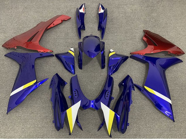 2011-2024 Suzuki GSXR 600 / GSXR 750 Motorcycle Fairings - Blue Red White Yellow Australia