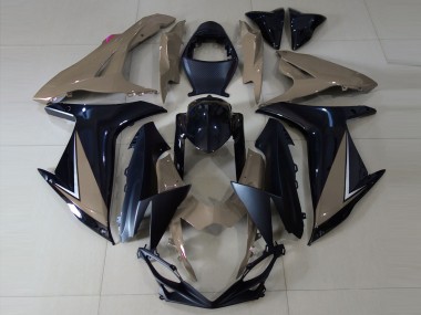 Affordable 2011-2024 Suzuki GSXR 600 / GSXR 750 Motorcycle Fairings - Grey Glossy Black Matte Black Australia