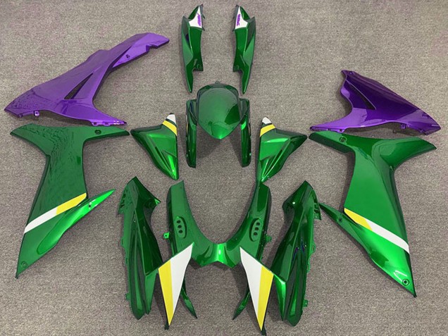 2011-2024 Suzuki GSXR 600 / GSXR 750 Motorcycle Fairings - Green Purple White Yellow Australia