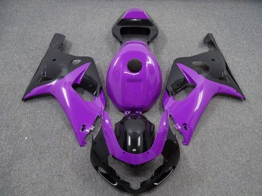 Affordable 2001-2003 Suzuki GSXR 600 / GSXR 750 Motorcycle Fairings - Purple Glossy Black Australia