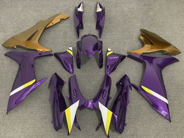 Affordable 2011-2024 Suzuki GSXR 600 / GSXR 750 Motorcycle Fairings - Purple Gold White Yellow Australia