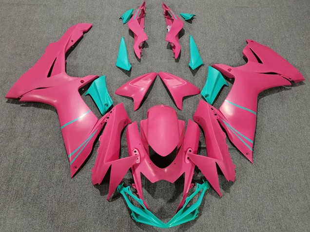 2011-2024 Suzuki GSXR 600 / GSXR 750 Motorcycle Fairings - Pink Teal Australia