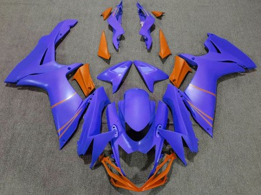 Affordable 2011-2024 Suzuki GSXR 600 / GSXR 750 Motorcycle Fairings - Ocean Blue Orange Australia