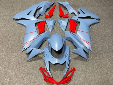 Affordable 2011-2024 Suzuki GSXR 600 / GSXR 750 Motorcycle Fairings - Matte Sky Blue Red Australia