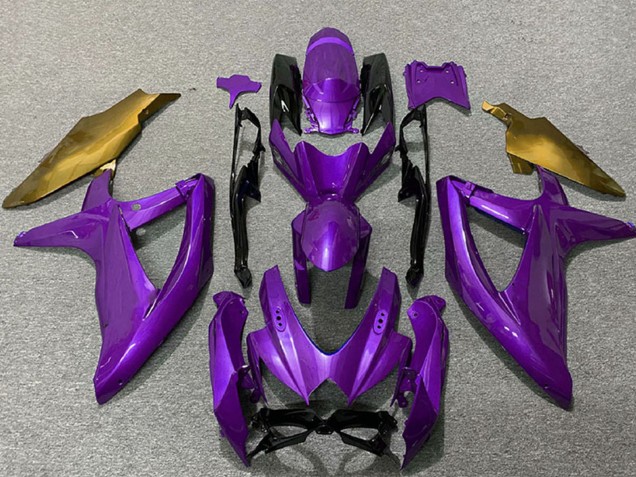 2008-2010 Suzuki GSXR 600 / GSXR 750 Motorcycle Fairings - Purple Gold Australia