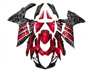 Affordable 2011-2024 Suzuki GSXR 600 / GSXR 750 Motorcycle Fairings - Red Black Spider Australia