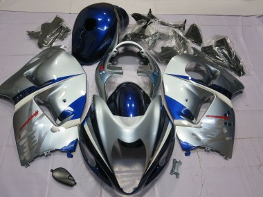 Affordable 1996-2007 Suzuki GSXR 1300 Motorcycle Fairing - Silver Blue Australia