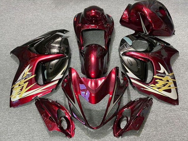 2008-2020 Suzuki GSXR 1300 Motorcycle Fairings - Deep Red Gold Australia