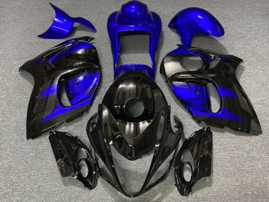 Affordable 2008-2020 Suzuki GSXR 1300 Motorcycle Fairings - Glossy Black and Deep Blue Australia