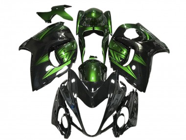 Affordable 2008-2020 Suzuki GSXR 1300 Motorcycle Fairings - Glossy Black and Deep Green Australia