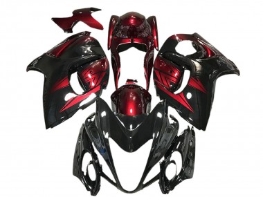 Affordable 2008-2020 Suzuki GSXR 1300 Motorcycle Fairings - Glossy Black and Deep Red Australia