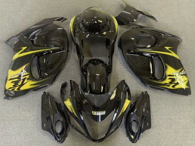 Affordable 2008-2020 Suzuki GSXR 1300 Motorcycle Fairings - Glossy Black Yellow Australia