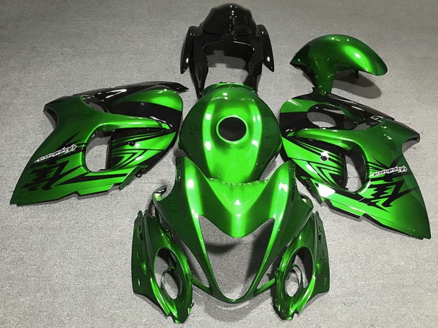 2008-2020 Suzuki GSXR 1300 Motorcycle Fairing - Glossy Green Black Australia
