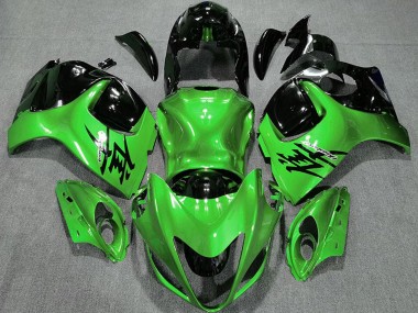 Affordable 2008-2020 Suzuki GSXR 1300 Motorcycle Fairings - Glossy Green and Black Australia