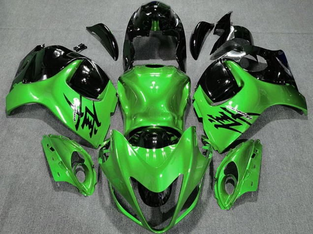 2008-2020 Suzuki GSXR 1300 Motorcycle Fairings - Glossy Green and Black Australia