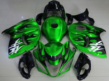 Affordable 2008-2020 Suzuki GSXR 1300 Motorcycle Fairings - Glossy Green Black Australia