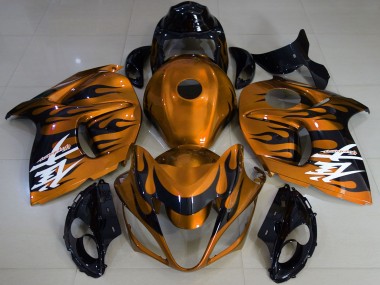 Affordable 2008-2020 Suzuki GSXR 1300 Motorcycle Fairings - Glossy Orange Black Australia