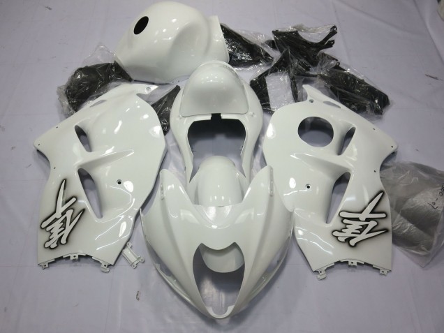 1996-2007 Suzuki GSXR 1300 Motorcycle Fairings - Glossy White Australia