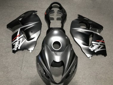 Affordable 1996-2007 Suzuki GSXR 1300 Motorcycle Fairings - Matte Silver Black Australia