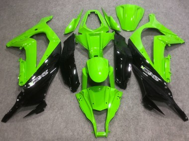 Affordable 2016-2020 Kawasaki ZX10R Abs Motorcycle Fairings - Green Glossy Black Australia