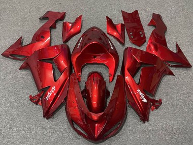 Affordable 2006-2007 Kawasaki ZX10R Motorcycle Fairings - Candy Red Australia