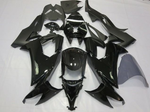 2008-2010 Kawasaki ZX10R Motorcycle Fairings - Glossy Black Matte Black Australia