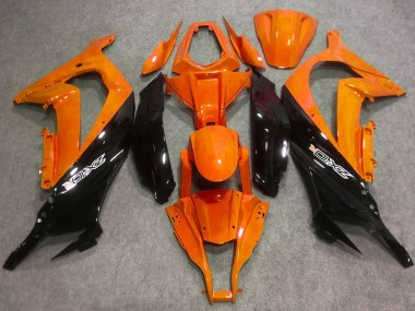 Affordable 2016-2020 Kawasaki ZX10R Motorcycle Fairings - Orange Glossy Black Australia