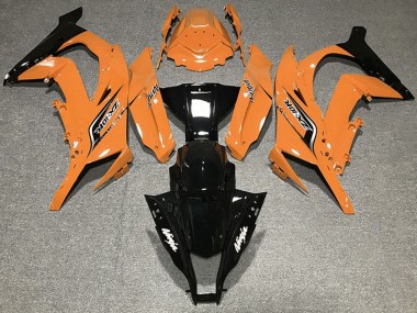 Affordable 2011-2015 Kawasaki ZX10R Motorcycle Fairings - Orange Glossy Black Australia