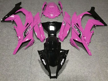 Affordable 2011-2015 Kawasaki ZX10R Motorcycle Fairings - Pink Glossy Black Australia